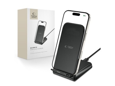 Tech-Protect QI15W-S2 inductive charger 15W in the form of a stand - black Tech-Protect QI15W-S2 inductive charger 15W in the form of a stand - black