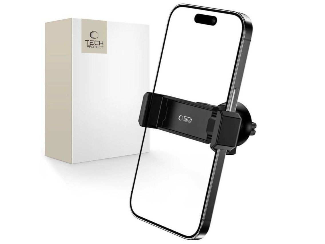 Soporte mini para teléfono móvil Tech-Protect V3 para rejilla de ventilación del coche - negro