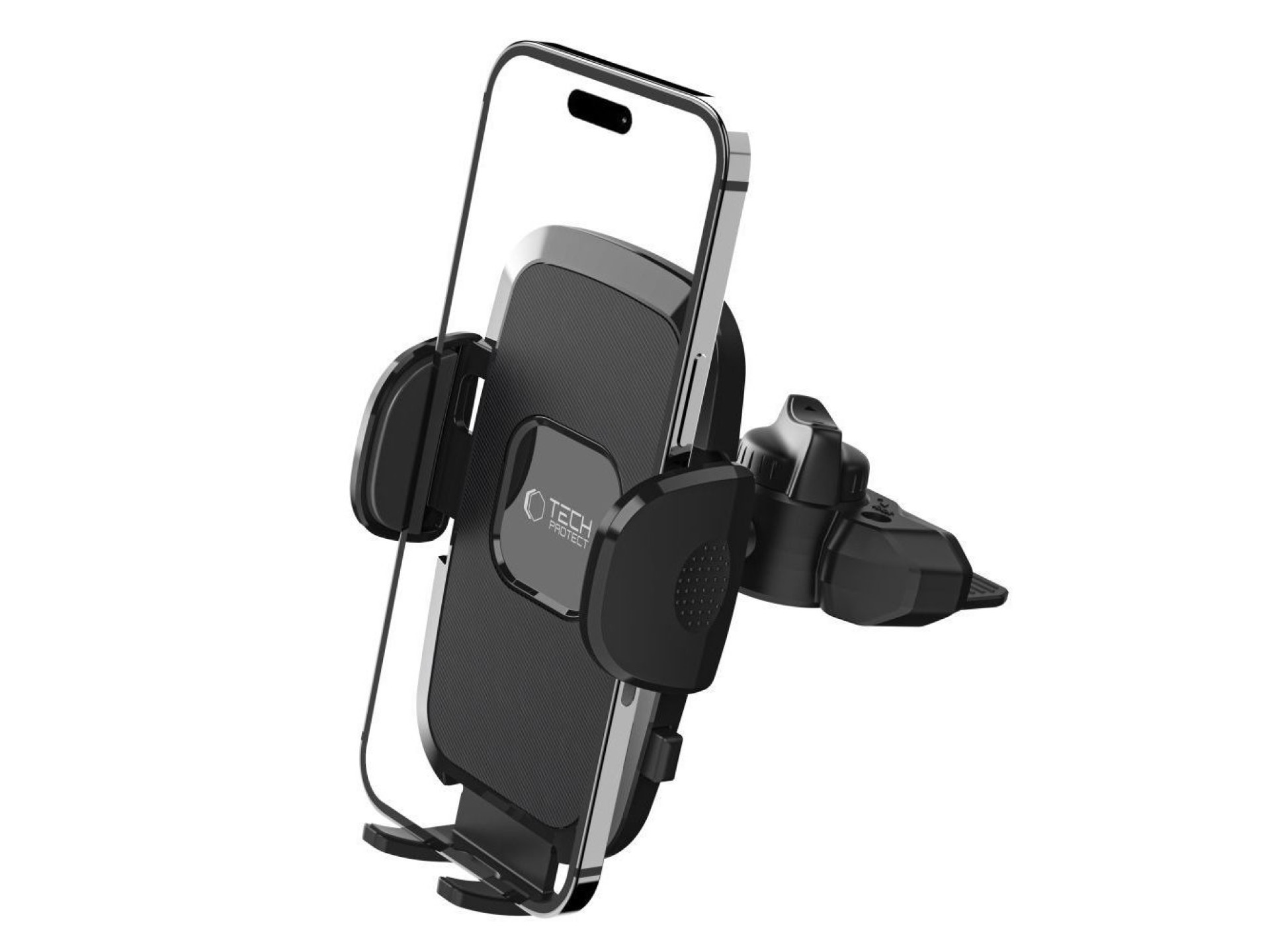 Tech-Protect V3 Car Phone Holder for CD Drive - Black