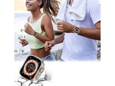 Capa Tech-Protect Defense360 para Apple Watch Ultra 1/2 (49 mm) - Transparente
