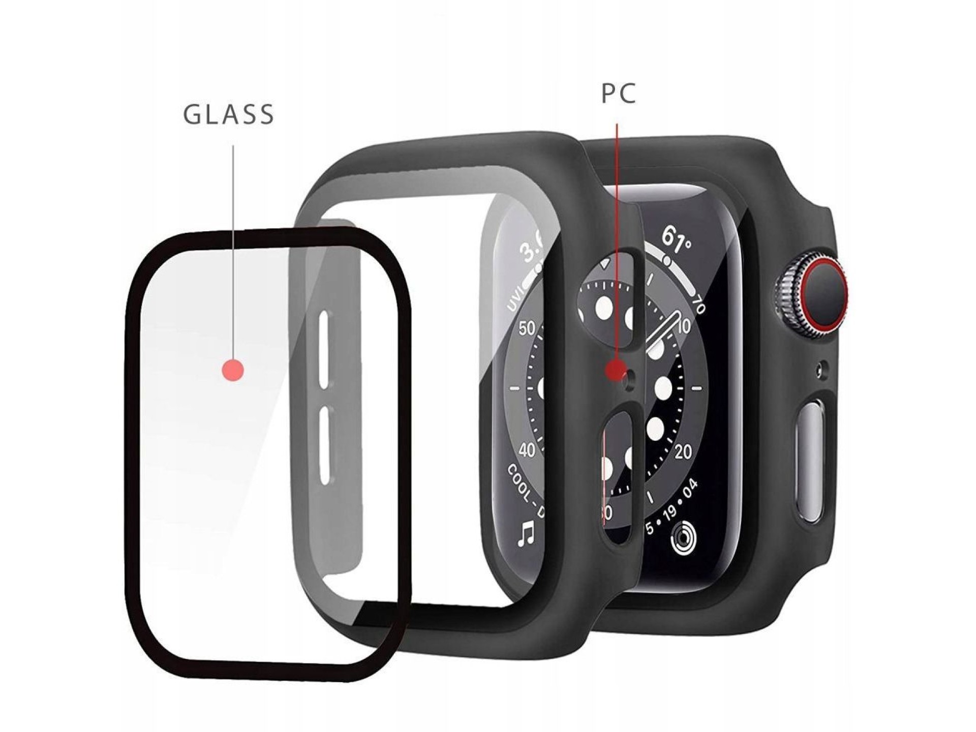 Funda Tech-Protect Defense360 para Apple Watch Ultra 1/2 (49 mm) - Negra