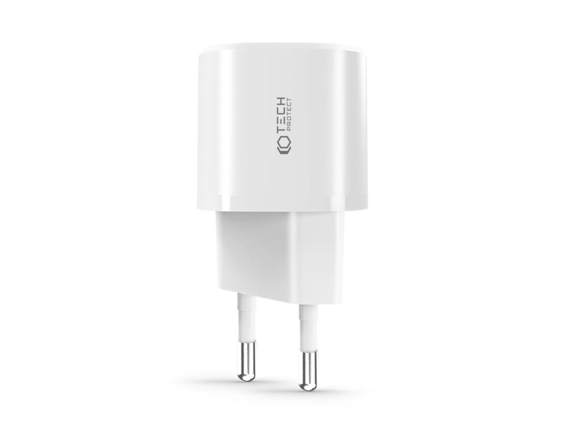 Carregador Tech-Protect C20W mini USB-C PD 20W / USB-A QC 3.0 - preto
