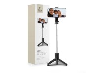 Bastão de selfie Bluetooth Tech-Protect L02S com tripé de até 72 cm - preto Bastão de selfie Bluetooth Tech-Protect L02S com tripé de até 72 cm - preto