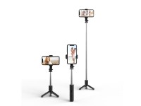Bastão de selfie Bluetooth Tech-Protect L02S com tripé de até 72 cm - preto Bastão de selfie Bluetooth Tech-Protect L02S com tripé de até 72 cm - preto