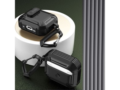 Tech-Protect X-Carbo Case for AirPods Pro 1 / 2 - Black Tech-Protect X-Carbo Case for AirPods Pro 1 / 2 - Black