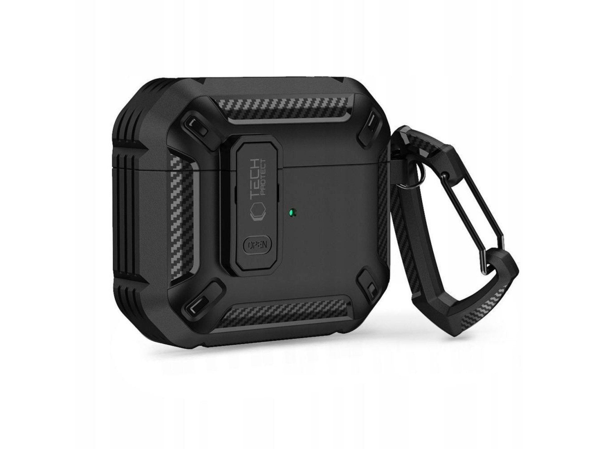 Tech-Protect X-Carbo Case for AirPods Pro 1 / 2 - Black