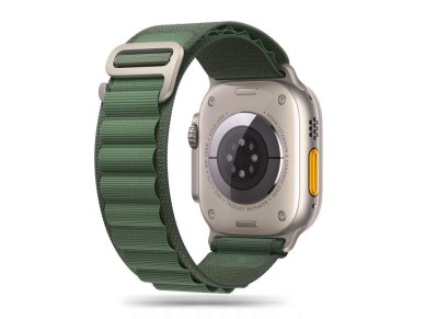 Pulseira Tech-Protect Nylon Pro para Apple Watch 4/5/6/7/8/9/SE/Ultra 1/2 (42/44/45/49 mm) - Verde E