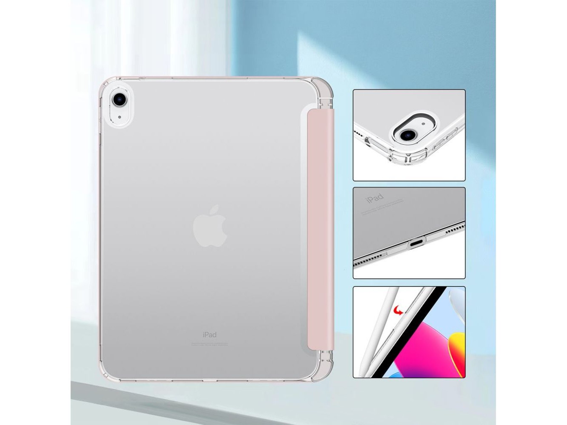 Capa híbrida Tech-Protect SC Pen para iPad 10.9