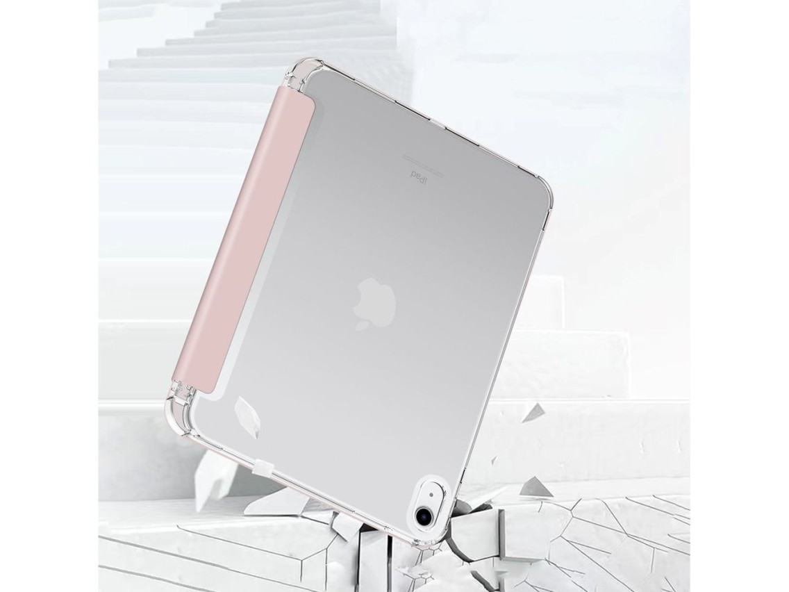 Capa híbrida Tech-Protect SC Pen para iPad 10.9" 2022 - Rosa