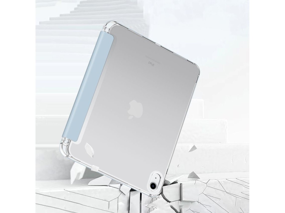 Capa híbrida Tech-Protect SC Pen para iPad 10.9" 2022 - azul claro