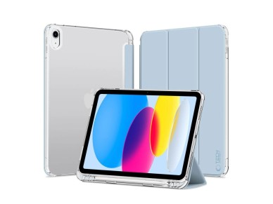 Capa h�brida Tech-Protect SC Pen para iPad 10.9" 2022 - azul claro