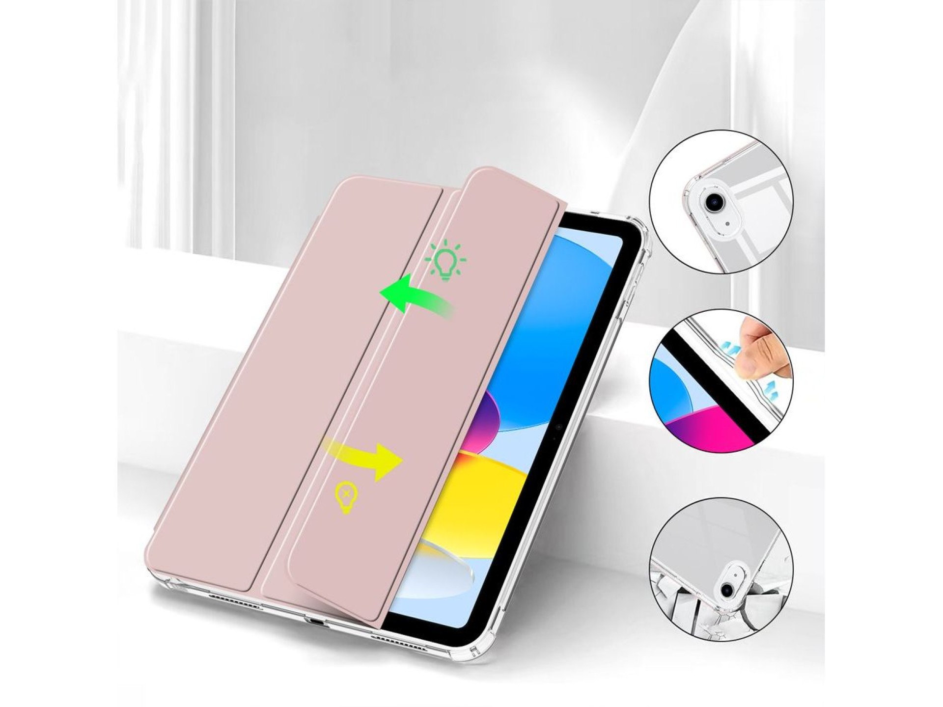 Capa híbrida Tech-Protect SC Pen para iPad 10.9