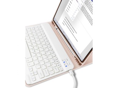 Tech-Protect SC Pen + Keyboard Case with Keyboard for iPad 10.9" 2022 - Pink Tech-Protect SC Pen + Keyboard Case with Keyboard for iPad 10.9" 2022 - Pink