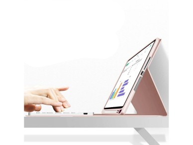 Capa Tech-Protect SC Pen + Teclado com Teclado para iPad 10.9" 2022 - Rosa