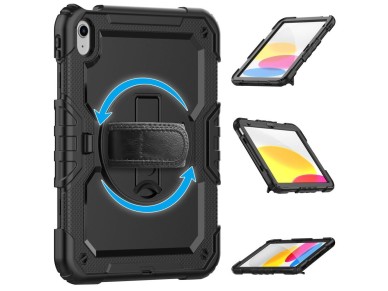 Capa Tech-Protect Solid360 para iPad 10.9" 2022 - Preta