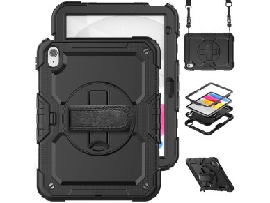 Capa Tech-Protect Solid360 para iPad 10.9" 2022 - Preta