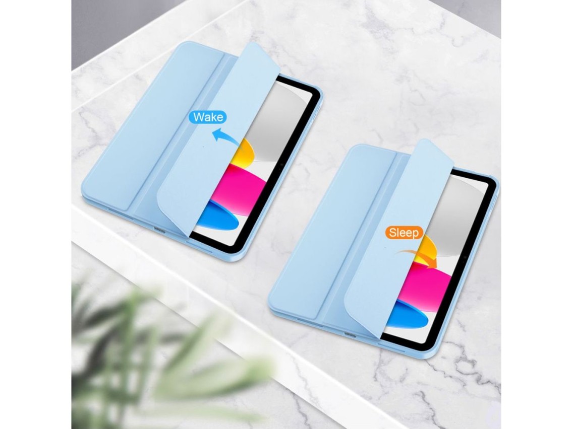 Capa Tech-Protect SC Pen para iPad 10.9" 2022 - azul claro