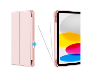 Capa Tech-Protect SC Pen para iPad 10.9" 2022 - Rosa