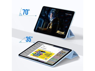 Capa Tech-Protect SmartCase para iPad 10.9" 2022 - azul claro