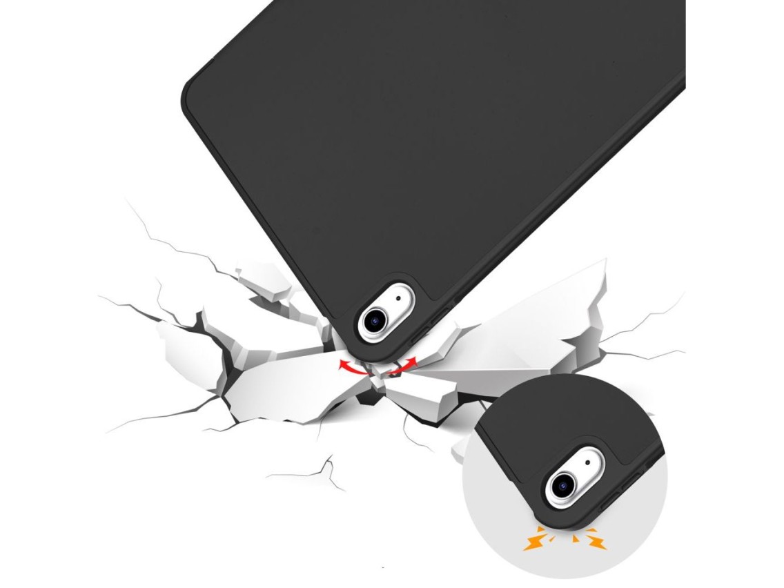Capa Tech-Protect SC Pen para iPad 10.9" 2022 - Preta