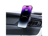 Tech-Protect A2 Car Phone Holder with MagSafe 15W Inductive Charger for Air Vent - Black Tech-Protect A2 Car Phone Holder with MagSafe 15W Inductive Charger for Air Vent - Black
