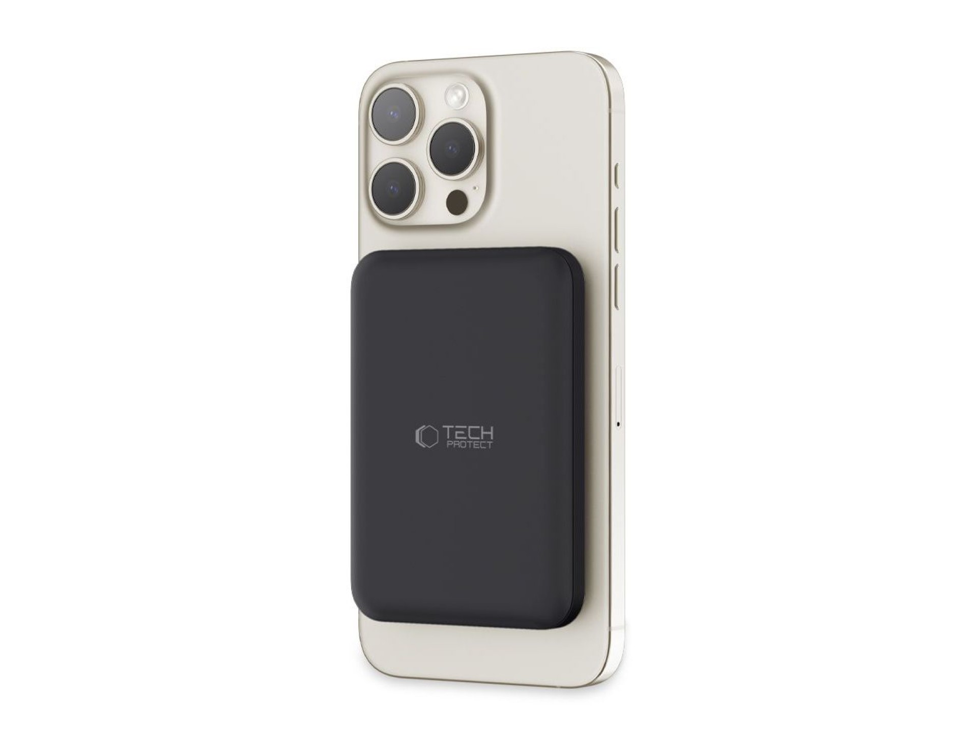 Tech-Protect LifeMag PB10 Powerbank with MagSafe 5000mAh 15W USB-C port - black + USB-C cable