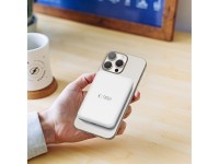 Batería externa Tech-Protect LifeMag PB10 con MagSafe, 5000 mAh, 15 W, puerto USB-C - color blanco + Batería externa Tech-Protect LifeMag PB10 con MagSafe, 5000 mAh, 15 W, puerto USB-C - color blanco +