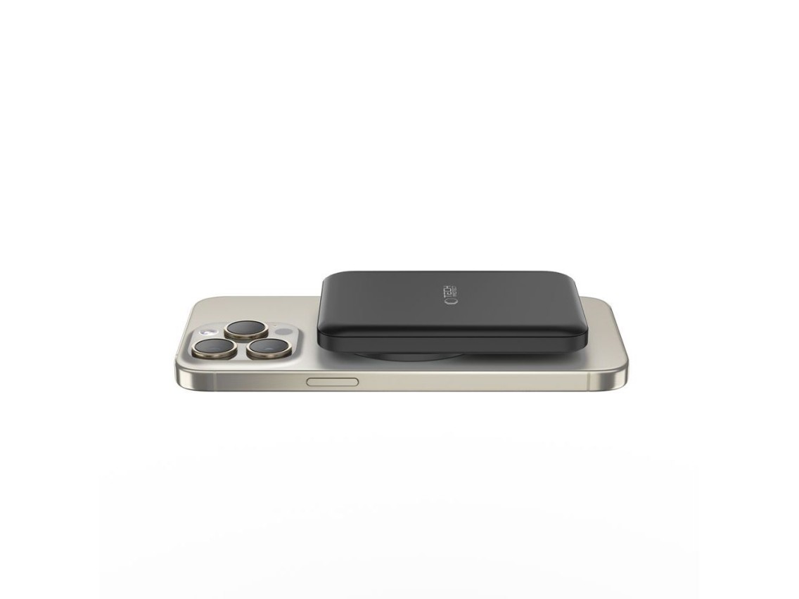 Tech-Protect LifeMag PB10 Powerbank with MagSafe 5000mAh 15W USB-C port - black + USB-C cable