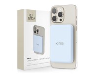 Bater�a externa Tech-Protect LifeMag PB10 con MagSafe, 5000 mAh, 15 W, puerto USB-C - azul + cable U