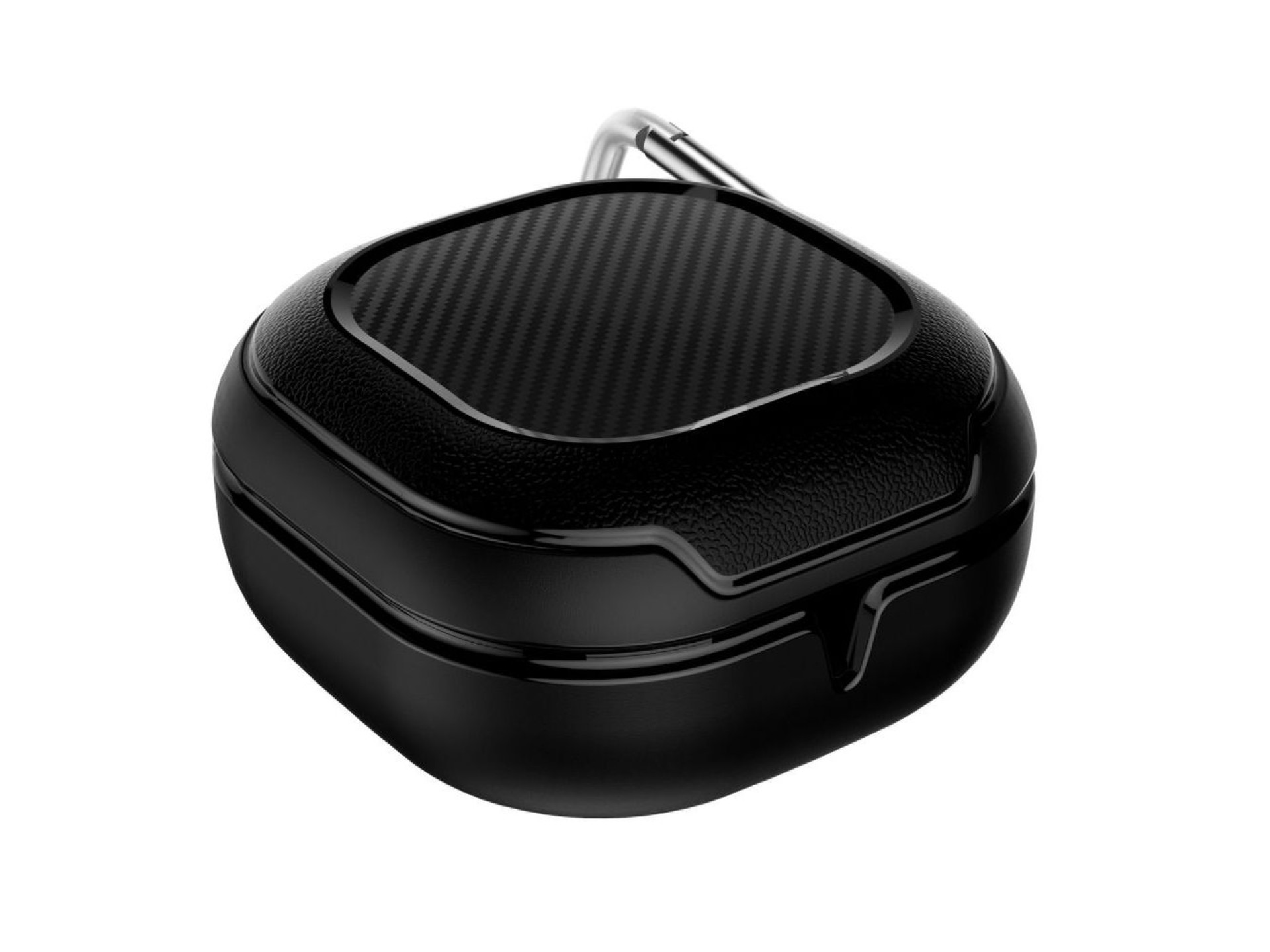 Tech-Protect Rough Carbon Case for Samsung Galaxy Buds FE / 2 Pro / 2 / Live / Pro - Black