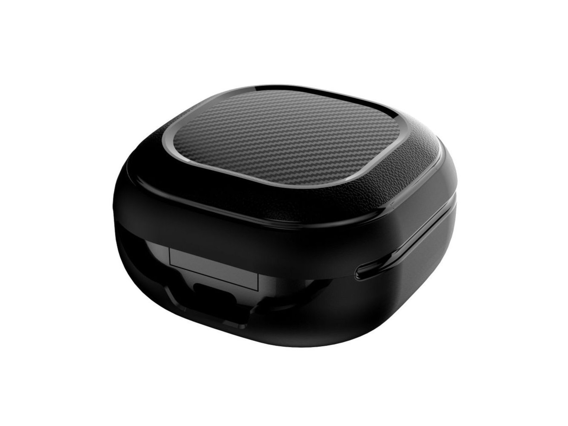 Tech-Protect Rough Carbon Case for Samsung Galaxy Buds FE / 2 Pro / 2 / Live / Pro - Black