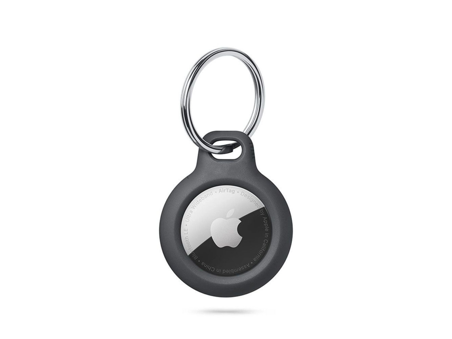 Tech-Protect Rough Case for Apple AirTag with Ring - Black