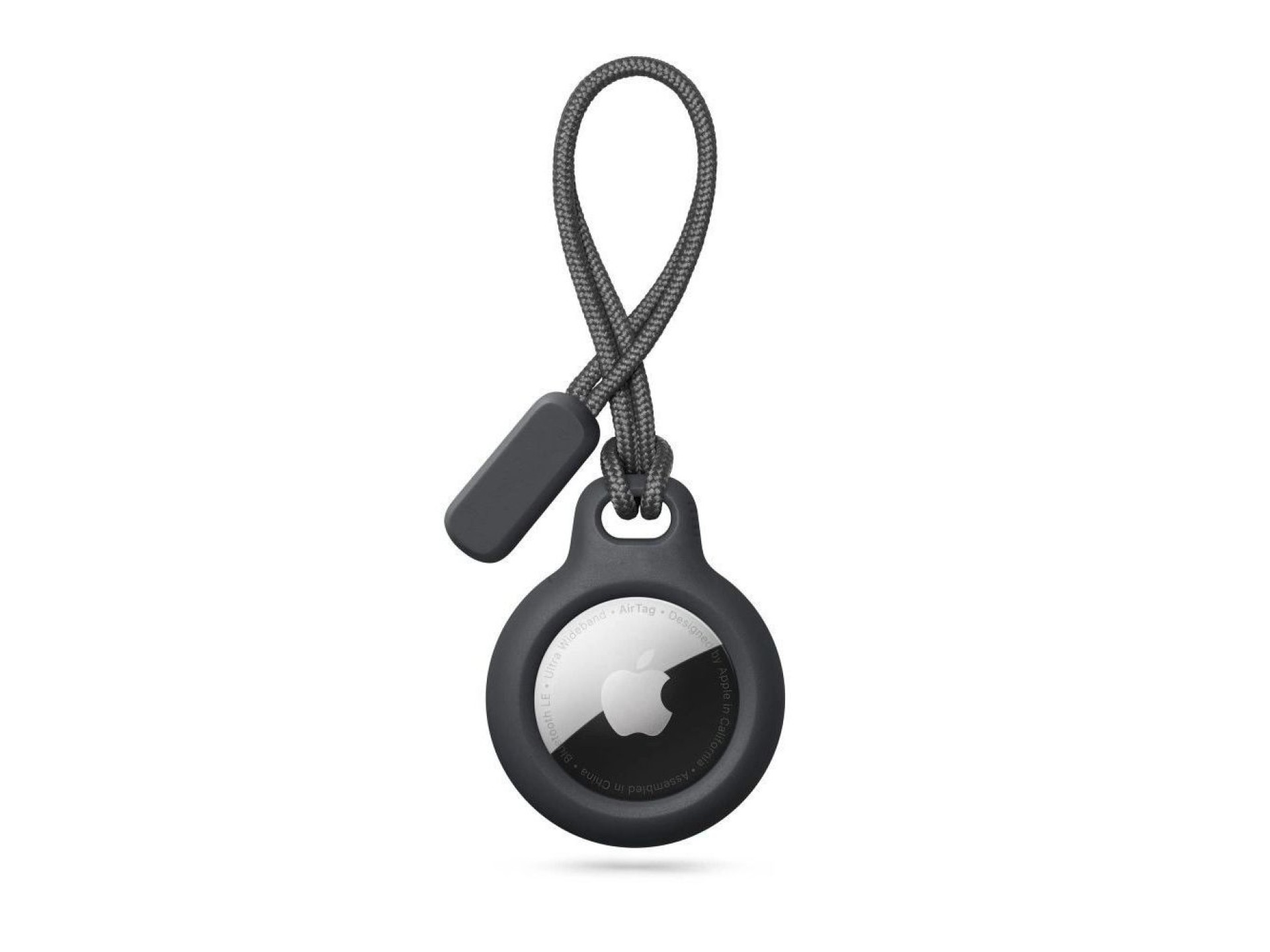Capa Tech-Protect com Corrente Resistente para Apple AirTag com Pingente - Preta