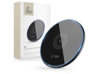 Carregador indutivo Tech-Protect QI15W-C1 15W - preto