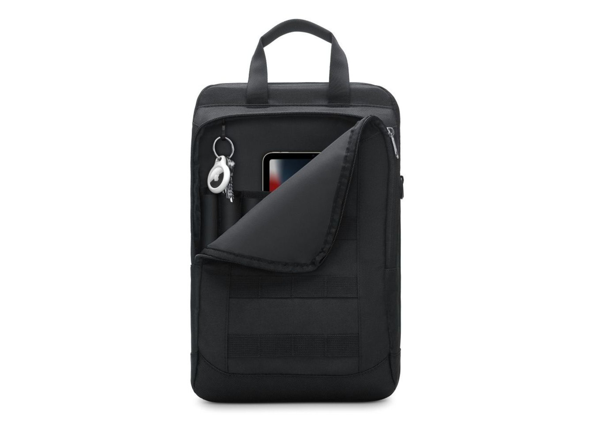 Tech-Protect Rough Case for Apple AirTag with Ring - Black