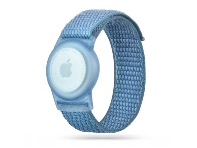 Correa de nailon Tech-Protect para ni�os para Apple AirTag - Azul
