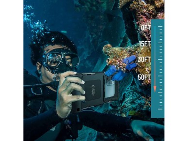 Tech-Protect Waterproof Case IPX8 for 4.7-6.7" Smartphones - Black Tech-Protect Waterproof Case IPX8 for 4.7-6.7" Smartphones - Black