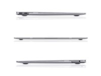 Capa Tech-Protect SmartShell para MacBook Air 13" M2 / M3 / 2022-2024 - Transparente com Glitter