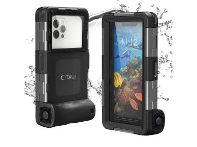 Tech-Protect Waterproof Case IPX8 for 4.7-6.7" Smartphones - Black Tech-Protect Waterproof Case IPX8 for 4.7-6.7" Smartphones - Black