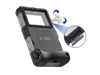 Tech-Protect Waterproof Case IPX8 for 4.7-6.7" Smartphones - Black Tech-Protect Waterproof Case IPX8 for 4.7-6.7" Smartphones - Black