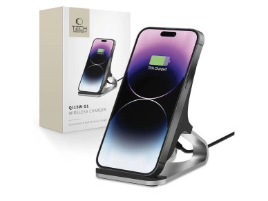 Tech-Protect QI15W-S1 inductive charger 15W in the form of a stand - black