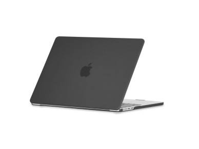 Funda Tech-Protect SmartShell para MacBook Air de 13" M2 / M3 / 2022-2024 - negro mate