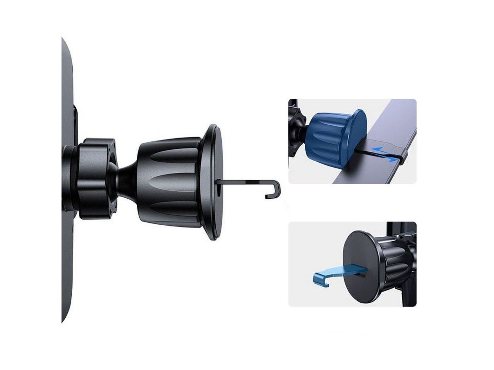 Suporte para celular Tech-Protect V3 para saída de ar do carro - Preto