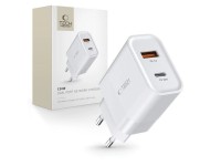 Cargador Tech-Protect C30W USB-C PD 30W / USB-A QC 3.0 - blanco