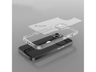 Tech-Protect FlexAir Hybrid iPhone 14 Case - Clear Tech-Protect FlexAir Hybrid iPhone 14 Case - Clear