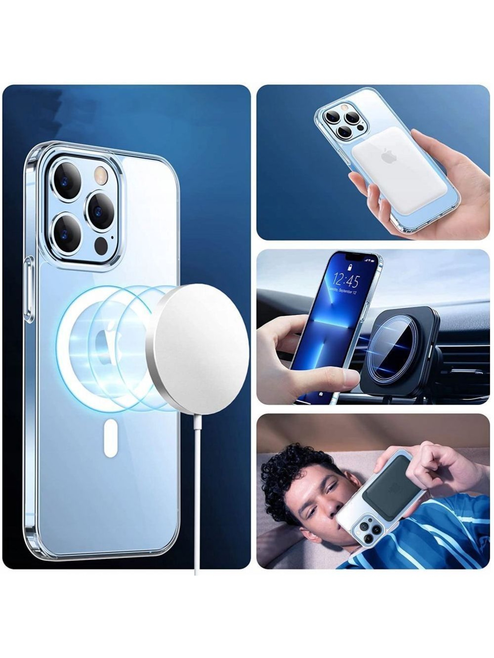 Tech-Protect FlexAir Hybrid MagSafe iPhone 14 Case - Clear