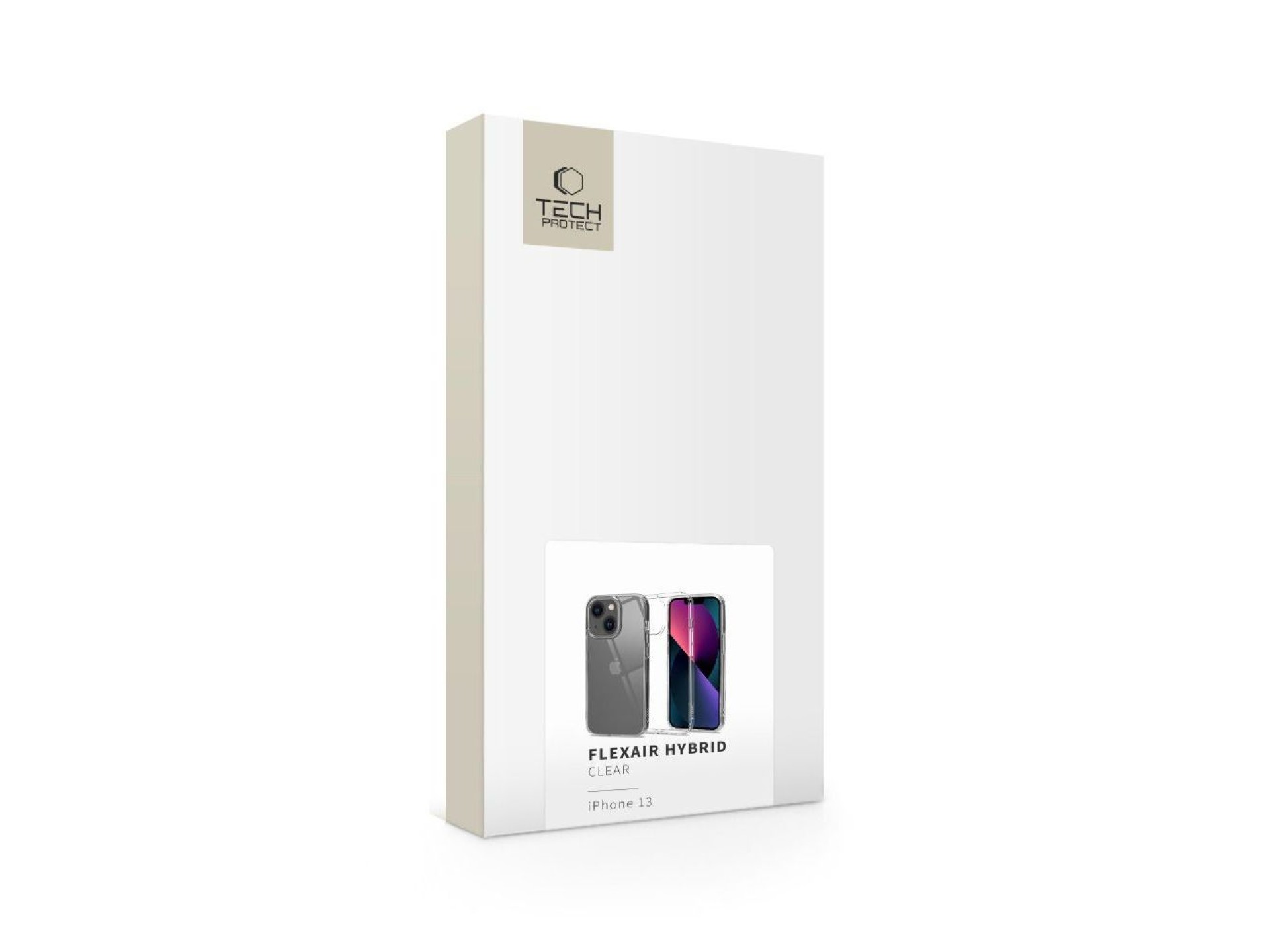 Capa Tech-Protect FlexAir Hybrid para iPhone 13 - Transparente