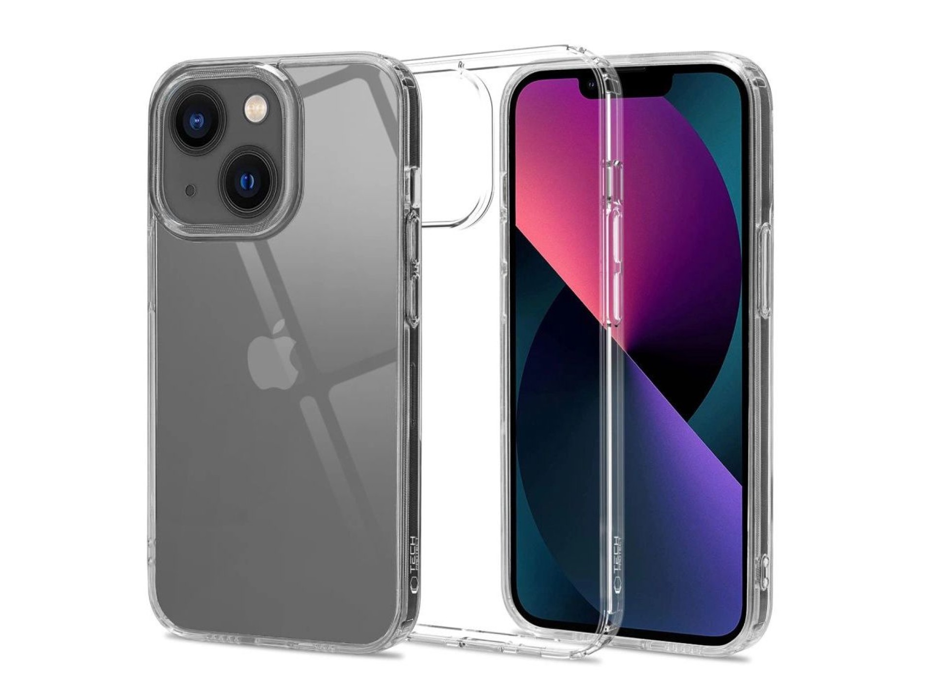 Capa Tech-Protect FlexAir Hybrid para iPhone 13 - Transparente
