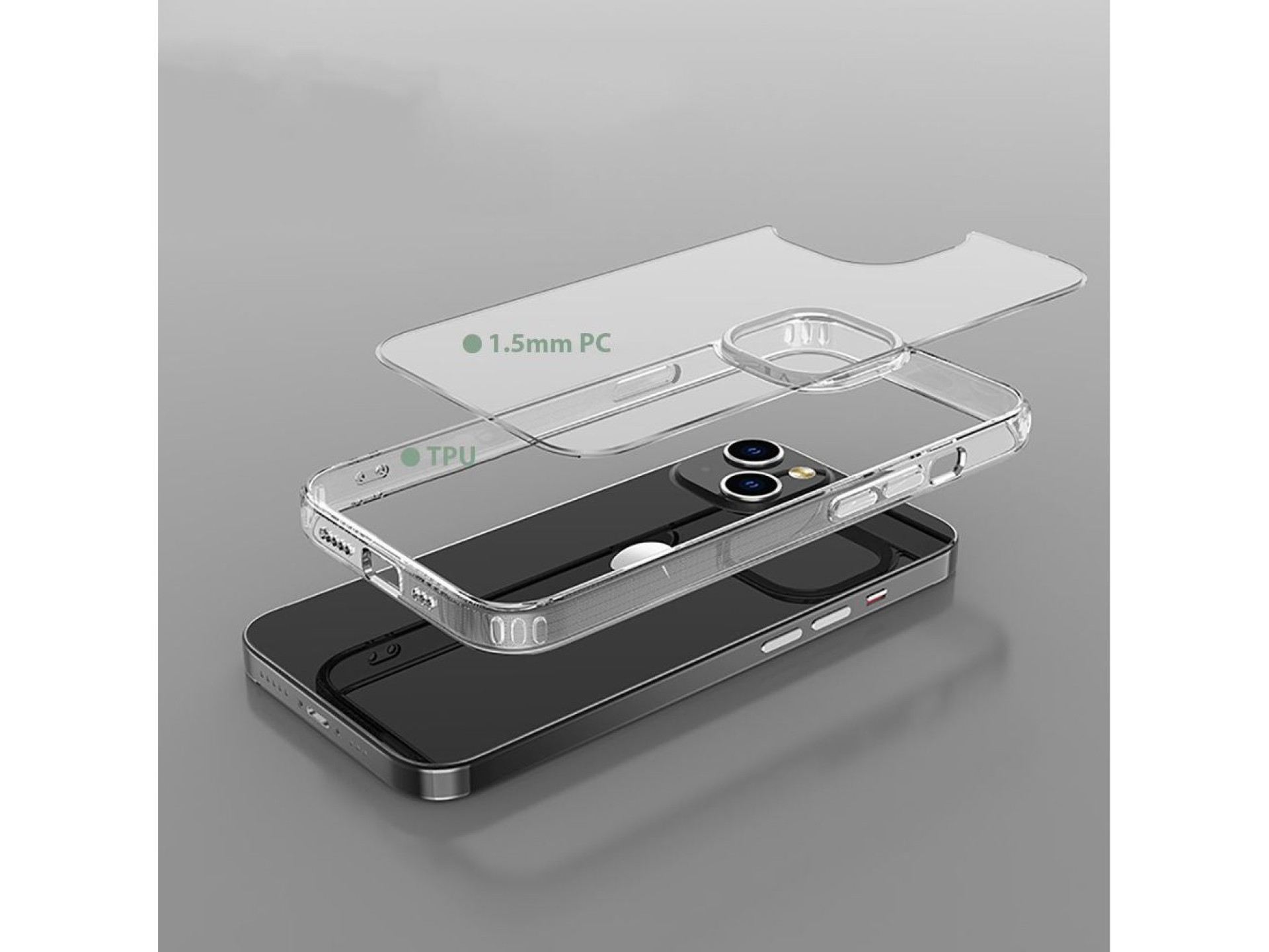 Tech-Protect FlexAir Hybrid iPhone 11 Case - Clear