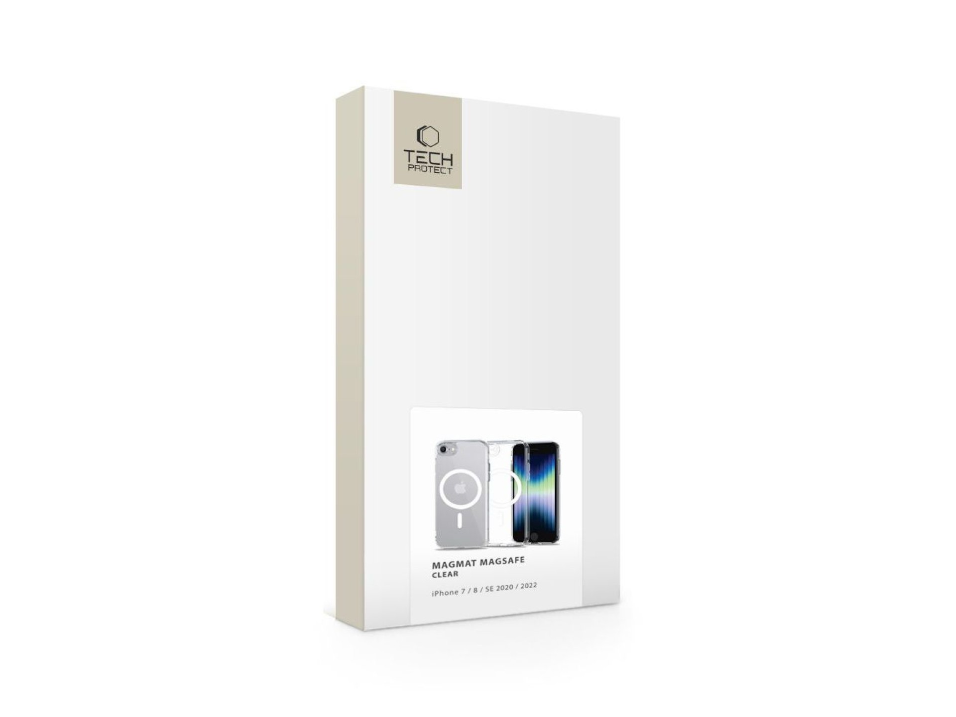 Funda Tech-Protect MagMat MagSafe para iPhone 7 / 8 / SE 2020 / 2022 - Transparente